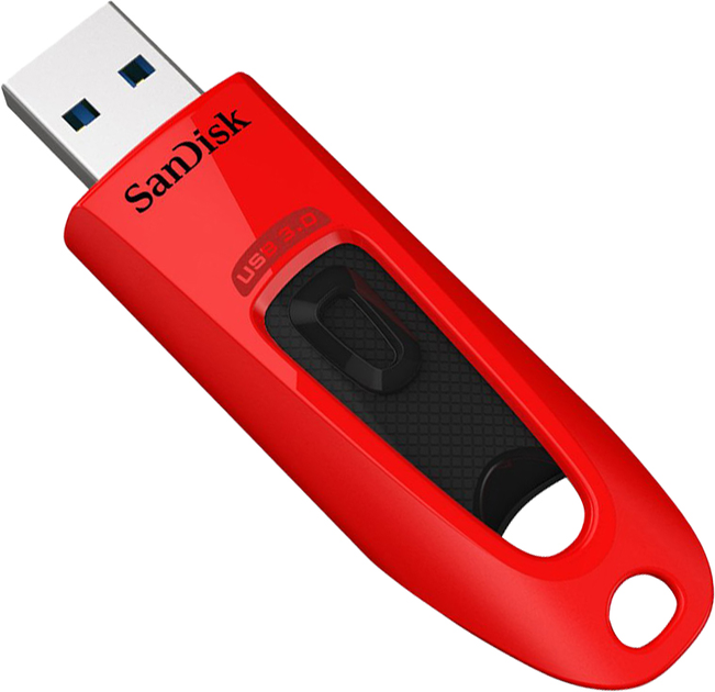 Pamięć USB USB SanDisk Ultra 32GB USB 3.2 Gen1 Red (SDCZ48-032G-U46R) - obraz 1