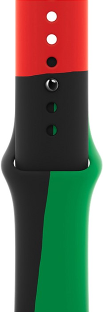Pasek Apple Sport Band do Apple Watch 38/40/41/42mm M/L Black Unity (MUQ63ZM/A) - obraz 1