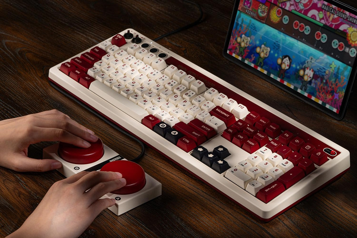 Клавіатура 8BitDo Retro 108 Mechanical Keyboard Fami Edition (RET00377) - зображення 8
