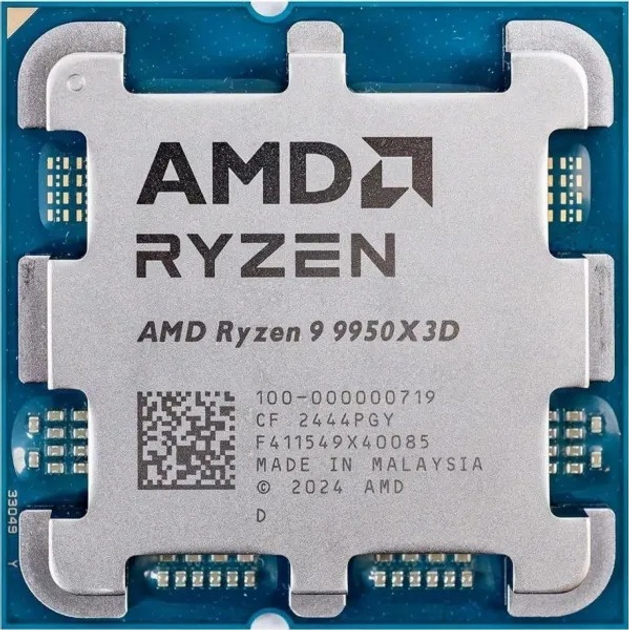 Procesor AMD Ryzen 9 9950X3D 4.3GHz/128MB (100-000000719) sAM5 Tray - obraz 1