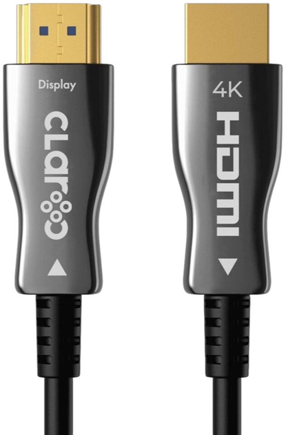 Кабель Claroc HDMI - HDMI 2.0 AOC 4K 60Hz 20m Black (FEN-HDMI-20-20M) - зображення 2