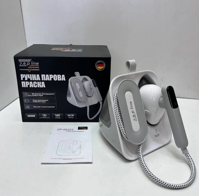 Утюг с парогенератором ручной 3000 Вт Zepline ZP-00222 - изображение 6
