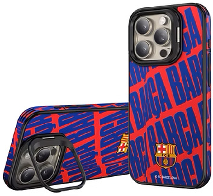Etui OCPC FCB Iphone Case Magnetic BC do Apple iPhone 15 Pro Max Red Blue (OCFCBMCIP15PMBC) - obraz 1