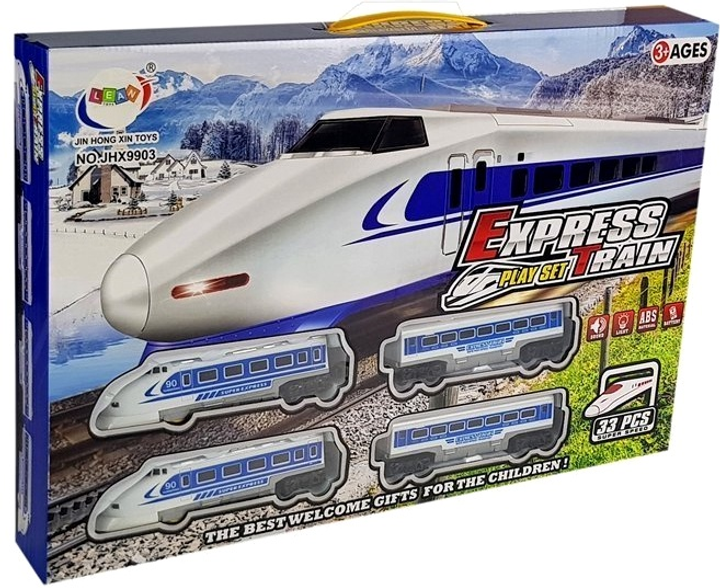 Залізниця LEAN Toys зі зі світлом та звуком 7071 (5905884454060) - зображення 1