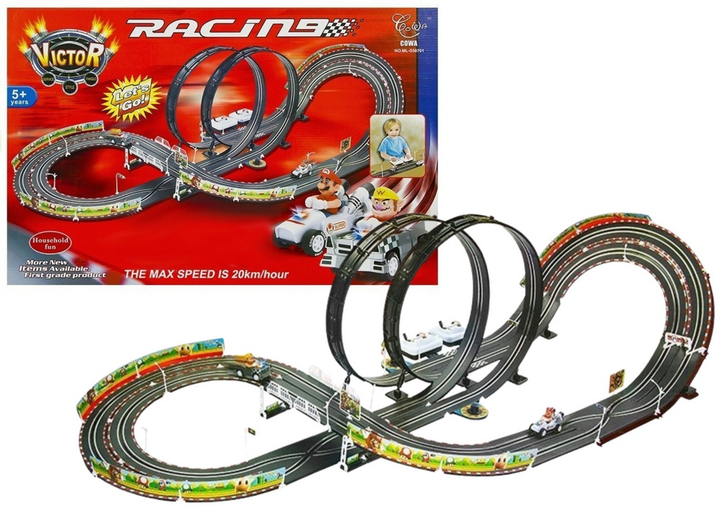Автодром електричний LEAN Toys 452 см 1588 (5905884458471) - зображення 2