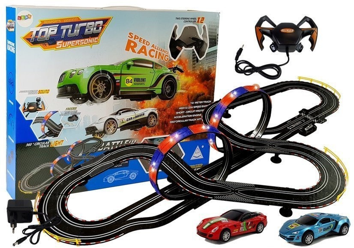 Tor wyścigowy LEAN Toys Top Turbo 6949 (5904665997123) - obraz 2