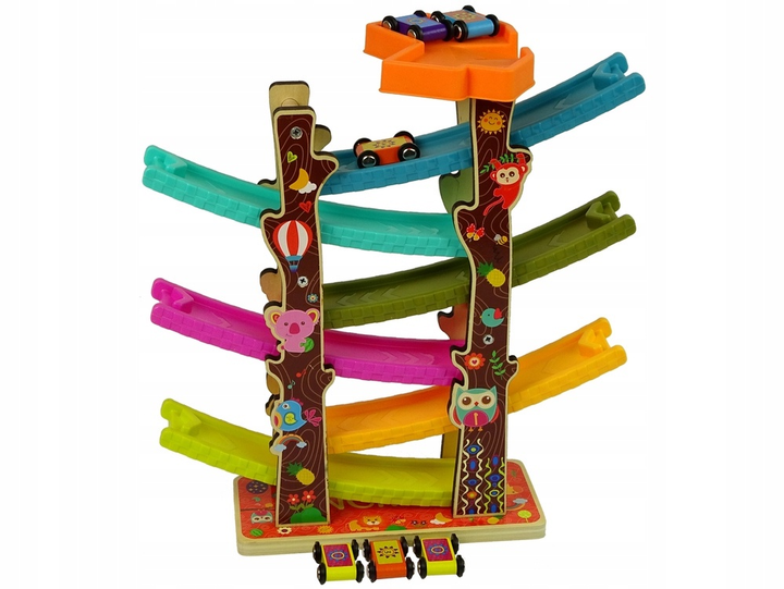 Доріжка для автомобілів LEAN Toys Кольорова 10527 (5904665993675) - зображення 3