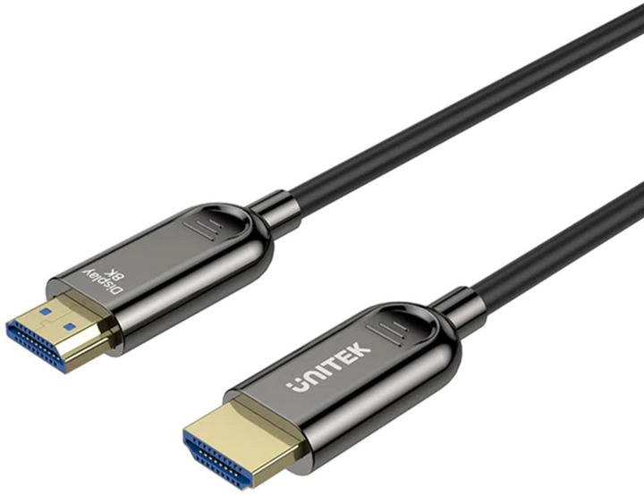 Kabel Unitek Optical HDMI - HDMI 2.1 AOC 8K 30 m Black (C11085GY01-30M) - obraz 3