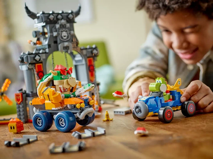 Конструктор LEGO Super Mario Mario Kart – Bowser и его замок 1068 деталей (72039) - Фото 6 Конструктор LEGO Super Mario Mario Kart – Bowser и его замок 1068 деталей (72039) - изображение 6