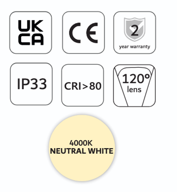 Profesjonalna tasma LED MW Lighting HQS 9.6 W/m 24V 120LED 4000K IP33 5m (5902135156759) - obraz 5