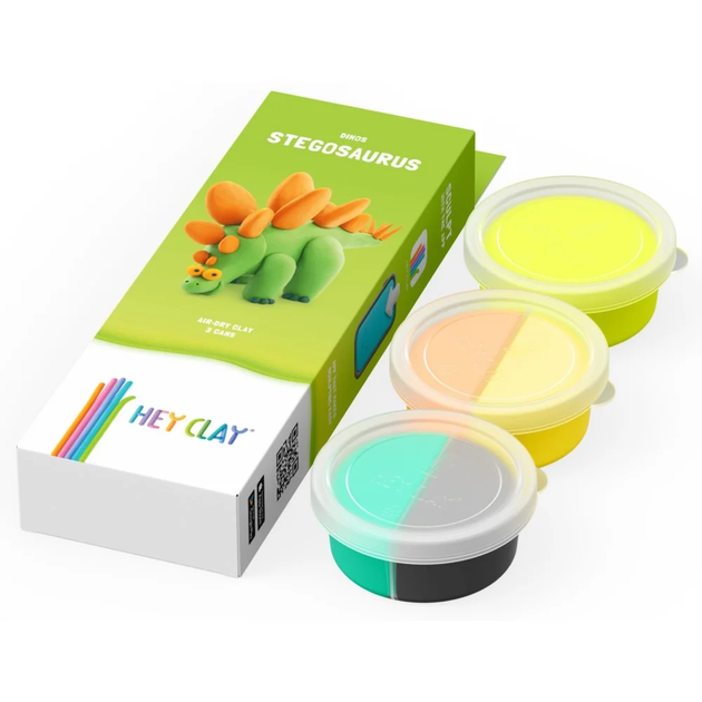 Masa plastyczna Hey Clay Dinozaur Stegozaur HCL30070CEE3 (5904754607650) - obraz 2