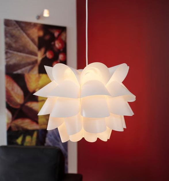 Lampa wisząca IKEA KNAPPA Biała (500.706.51) - obraz 4