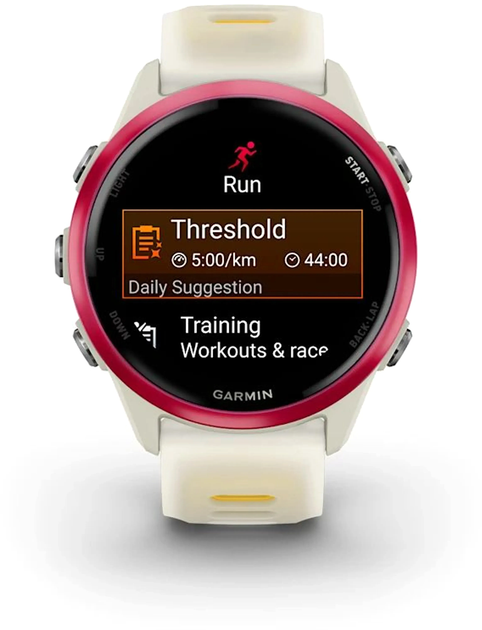 Спортивные часы Garmin Forerunner 570 42mm Bone/Raspberry/Mango (010-02970-02) - изображение 3