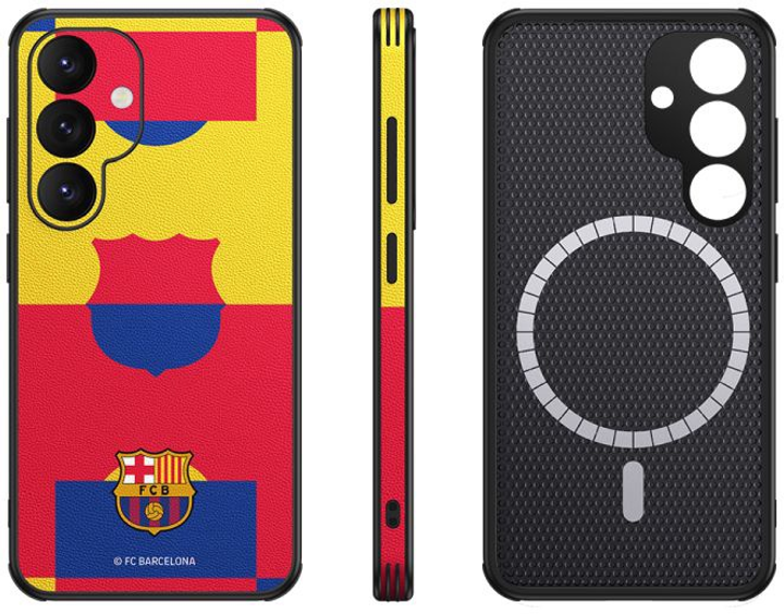 Панель OCPC FCB Phone Case Magnetic MF для Samsung Galaxy S25 Red Yellow (OCFCBMCS25MF) - зображення 1