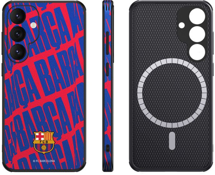Etui OCPC FCB Phone Case Magnetic BC do Samsung Galaxy S25 Red Blue (OCFCBMCS25PBC) - obraz 1