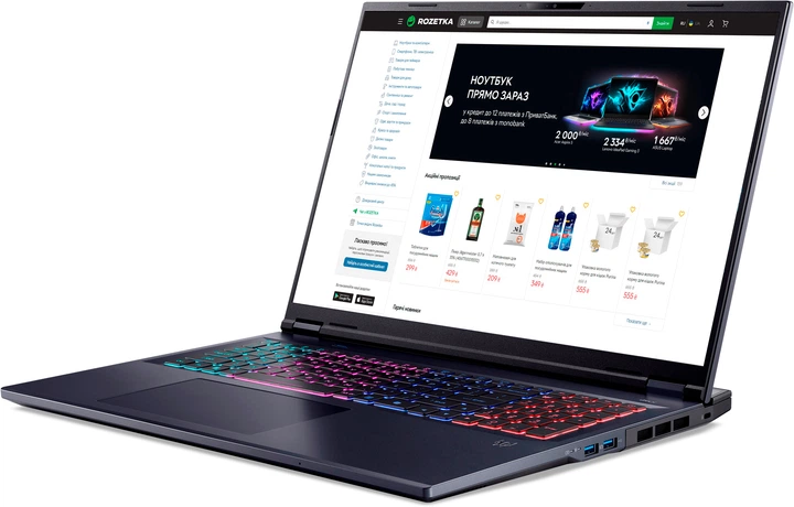 Ноутбук Acer Predator Helios Neo 18 AI PHN18-72-71TG (NH