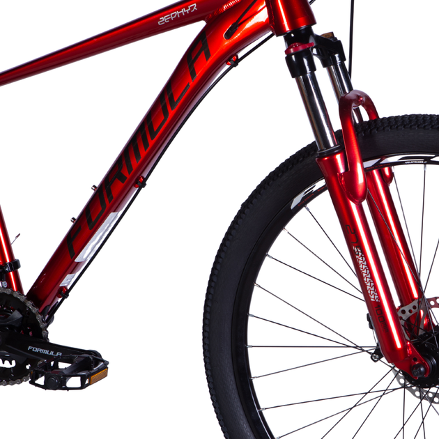 Велосипед AL 27,5" Formula ZEPHYR 3.0 DD CS рама-17" красный 2025 - изображение 5
