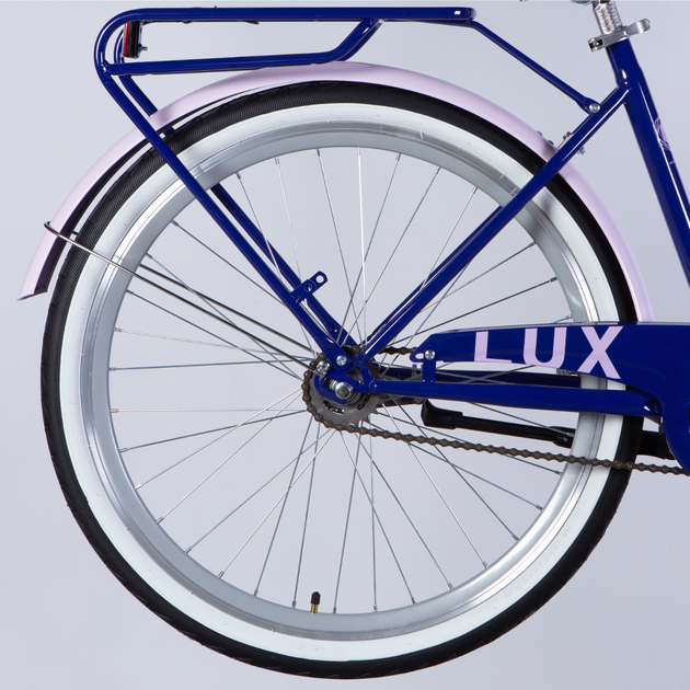 Велосипед ST 26" Dorozhnik LUX Velosteel рама-17" сиреневый 2025 - изображение 2