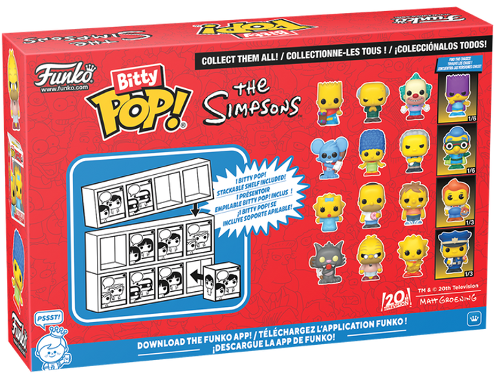 Zestaw figurek Funko Bitty Pop! The Simpsons 4 sezon seria 1 85707 (889698857079) - obraz 2