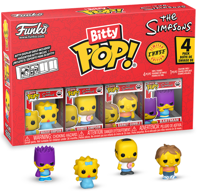 Zestaw figurek Funko Bitty Pop! The Simpsons 4 sezon seria 3 85709 (889698857093) - obraz 1