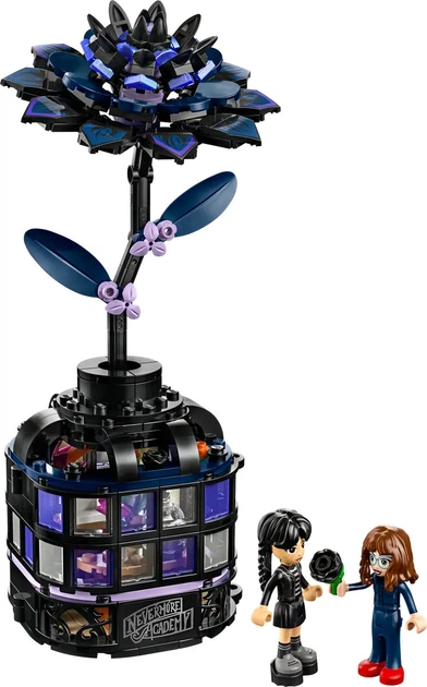 Конструктор LEGO Wednesday Цветок черной георгины 358 деталей