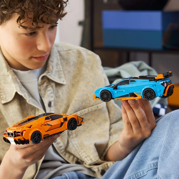 Конструктор LEGO Speed Champions Lamborghini Revuelto та Huracán