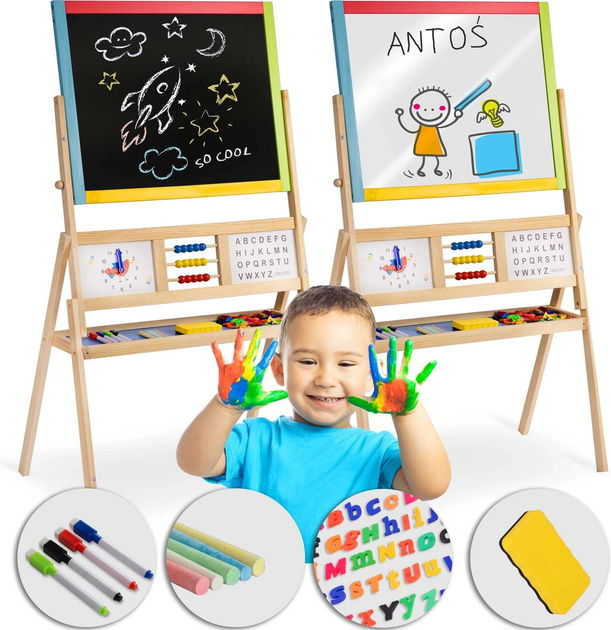 Tablica magnetyczna do rysowania Ricokids 780100 Wielokolorowa (5908220476535) - obraz 5