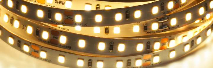 Profesjonalna tasma LED MW Lighting HQS 9.6 W/m 24V 120LED 4000K IP33 50m (5902135156940) - obraz 2