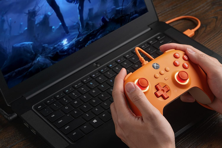 Kontroler przewodowy 8BitDo Ultimate C Wired Controller for Xbox Orange (RET00458) - obraz 8