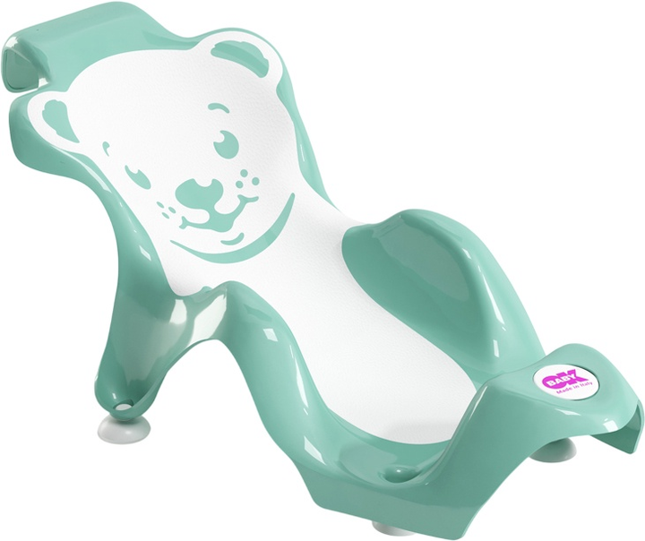 Leżaczek do kąpieli OK Baby Buddy turkusowy 28x25x64 cm (8008577157945) - obraz 1