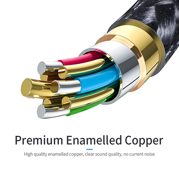 Переходник - адаптер Essager Type-C to 3.5mm mini Jack (EZJE01-0G) - Фото 6 Переходник - адаптер Essager Type-C to 3.5mm mini Jack (EZJE01-0G) - изображение 6