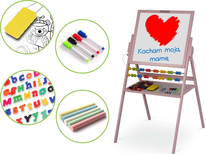 Магнітна таблиця для малювання Ricokids Рожева (5908220476528) - зображення 9