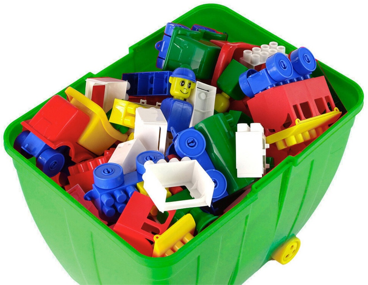 Zestaw klocków w walizce LeanToys 280 elementów 26839 (5905991075523) - obraz 3