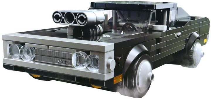 Klocki konstrukcyjne LeanToys Pojazd sportowy/Robot 398 elementów 16563 (5905884450727) - obraz 3