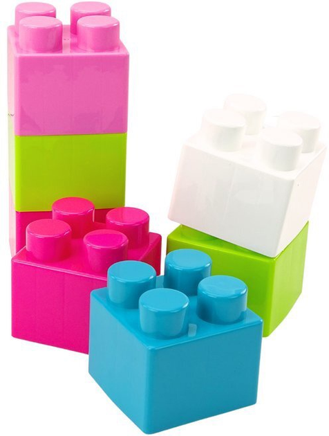 Klocki konstrukcyjne w torbie LeanToys Duże 12 elementów 18292 (5905991016786) - obraz 4