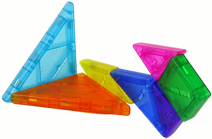 Magnetyczna układanka – tangram LeanToys 7 elementów 14113 (5905679070796) - obraz 3