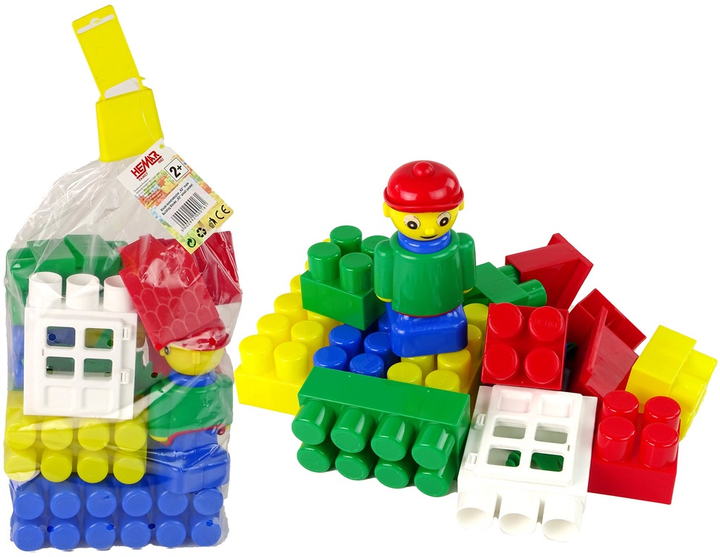 Klocki konstrukcyjne LeanToys 30 elementów 15109 (5900992000161) - obraz 2