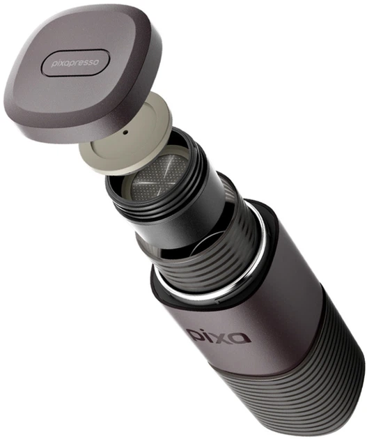 Портативна електрична еспресо-кавоварка Wacaco Pixapresso Темний бурґунд (WPIXADB) - зображення 15