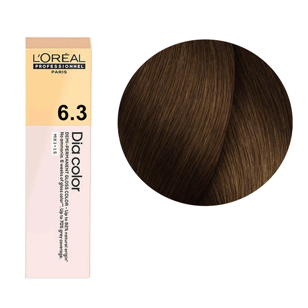 Farba do włosów L’Oreal Professionnel Paris Dia Color 6.3 bez amoniaku blond 60 ml (3474637208189) - obraz 2