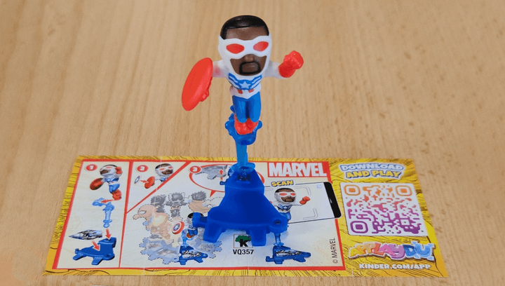 Набір Шоколадне Яйце 12шт Kinder Surprise Marvel 20g - зображення 4