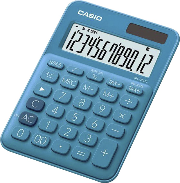 Kalkulator biurkowy Casio 12-cyfrowy Blue (4549526612718) - obraz 1