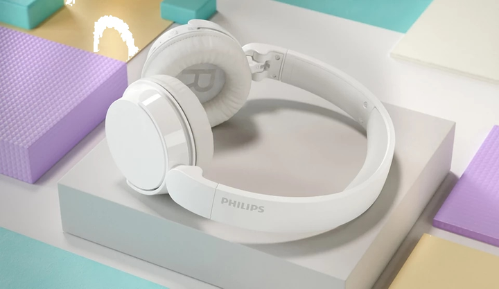 Навушники On-ear Philips TAH4209 BT 5.3 Wireless Mic White (4895229139749) - зображення 6