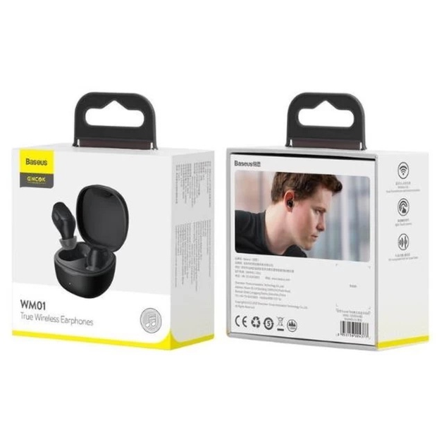 Słuchawki Baseus Encok TWS WM01 Black (6932172628383) - obraz 8