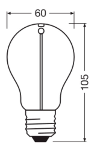Світлодіодна лампа Osram Filament Vinatge 1906 Magnet A60 1.8W 2700K 80Lm E27 GOLD (4099854049996) - зображення 5