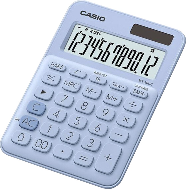 Kalkulator biurkowy Casio 12-cyfrowy Blue (4549526612756) - obraz 1