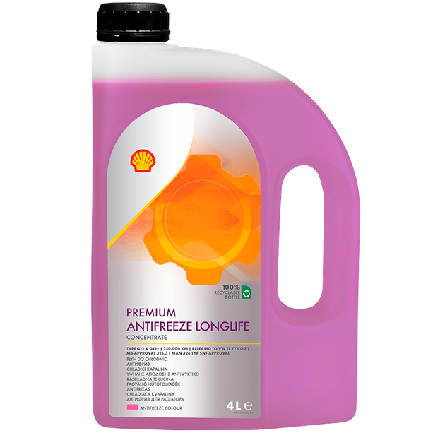 Антифриз Shell Premium Antifreeze Longlife 774 D-F (G12+) concentrate 4л. - Фото 1 Антифриз Shell Premium Antifreeze Longlife 774 D-F (G12+) concentrate 4л. - изображение 1