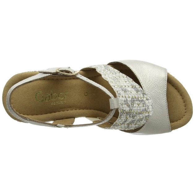 Босоніжки Gabor 22.823.32 сіро сріблясті, Розмір 35.5 Eur - зображення 5