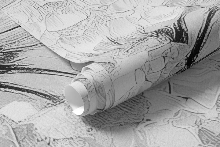 Фотообои флизелиновые Walldeco Созревшие одуванчики серо-белые w08594v1 300х200 см - изображение 2