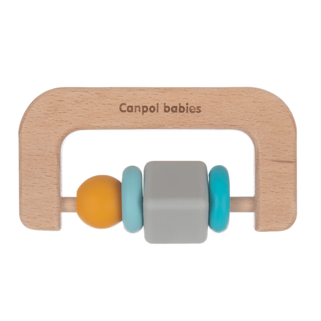 Игрушка-прорезыватель деревянно-силиконовая Canpol babies (5903407803012) - Фото 3 Игрушка-прорезыватель деревянно-силиконовая Canpol babies (5903407803012) - изображение 3