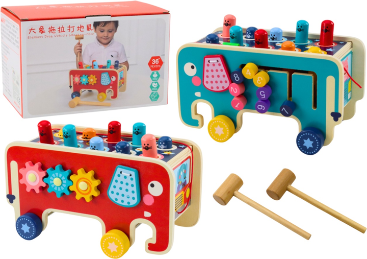 Zabawka drewniana Lean Toys Gra zręcznościowa "Whac-a-Mole" (5904665992180) - obraz 1